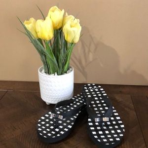 Coach flip flops size 5